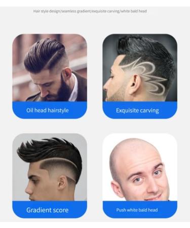 Buy Premium Rechargeable Hair Clippers for Men - Electric Bald Hair Clipper with LCD Display - Perfect Oil Hair Clipper & Carving Razor - Buy Online on GoSupps.com