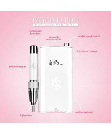 Kiara Sky Beyond Pro Portable Drill (Pink) - Top Quality International Shipping | Best Nail Drill for Professionals - Buy Online on GoSupps.com