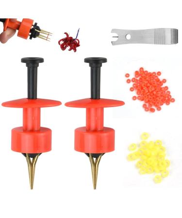 ZACUDA 2 pieces micro bait rings bait clip with 600 rings and fishing line clip for quick fixation of bait feed (orange) - Buy Online on GoSupps.com