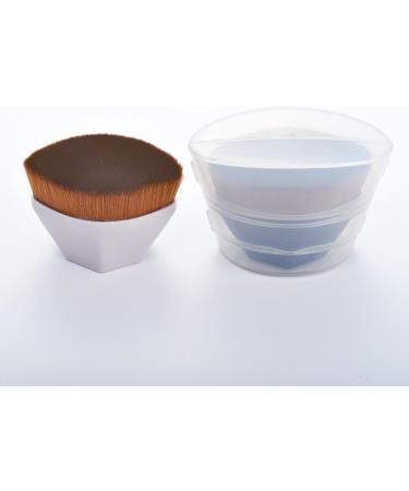 Foundation Brush Makeup Brush Multifunction Liquid Brush Petal Shape Foundation Brush for Blending Liquids Red - Buy Online on GoSupps.com