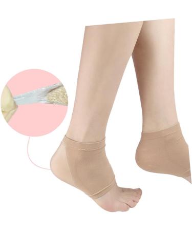 minkissy Sock Heels 1 Pair Pumps High Heels for Women Dry Heels Socks Hydrating Socks Gel Heel Socks Moisture Heel Socks Plantar Insoles Dry Skin Socks Men and Women Ankle Sleeve Size 1 - Buy Online on GoSupps.com