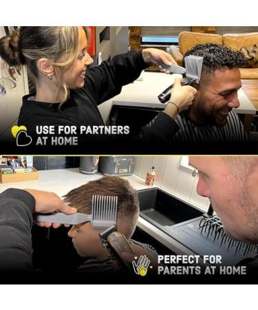 Blend for Original Quality Class 1 (3mm) Fading Comb - Hair Blending Made Easy at Home | Left-Hand Compatible - Pink - Buy Online on GoSupps.com