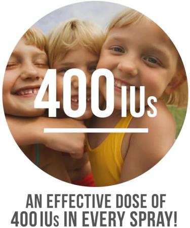 Nutrasumma Kids Vitamin D3 400 IU Spray Bubble Gum Flavor-1oz- Naturally High Absorption Rate Supports Bone Boosts Immune System Vitamin Supplement 1 Fl Oz (Pack of 1) - Buy Online on GoSupps.com