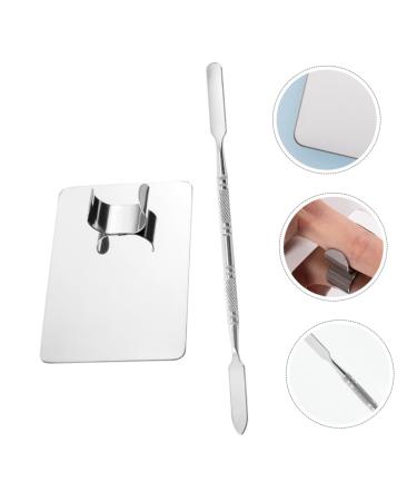 Healeved Stainless Steel Nail Art & Makeup Spatula Set Essential Tools for Blending & Application - Buy Online on GoSupps.com