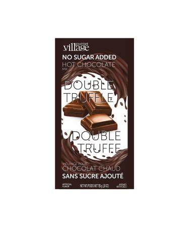 Gourmet du Village Hot Chocolate No Sugar Added Double Truffle 15 Grams