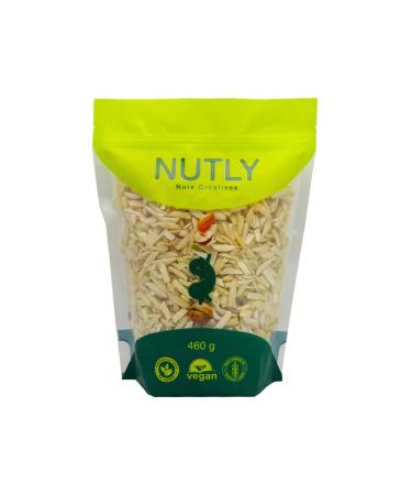 Almond slivered Blanched NUTLY (460) 460.0 grams