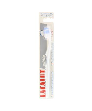LACALUT WHITE TOOTHBRUSH thorough and gentle tooth cleaning & dental care with polishing effect 3 pieces