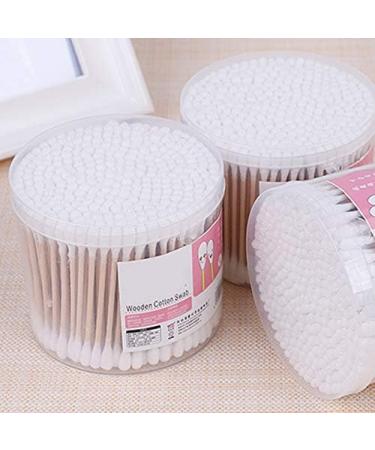 Nicoone Double Tips Cotton Swabs - 300 Pack Cotton Tubes for Makeup Personal Hygiene Pet Care & First Aid - Durable Wood Sticks and Storage Box - Buy Online on GoSupps.com