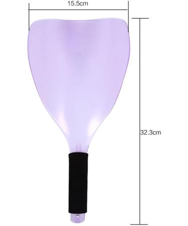 2PcsProfessional Plastic Anti-Slip Hair Salon Hairdresser Styling Mask Tools Face Shield Haircut Cover Mask Face Eyes Protector (Purple) - Buy Online on GoSupps.com