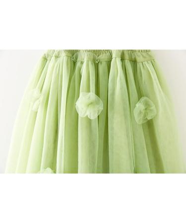 PythJooh Baby Girl Tulle Dress - Toddler Sleeveless Butterfly Wings Tutu Princess Dress for 2-3 Years | Daisy Stars Sundress with Flowers Green - Buy Online on GoSupps.com