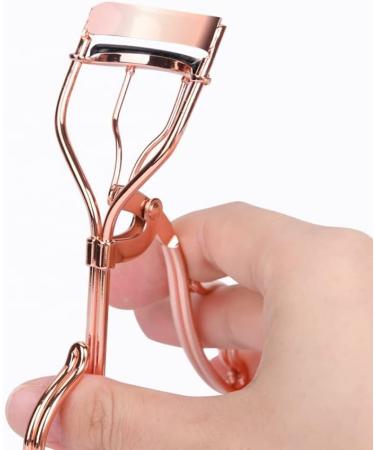 FRAVA Rose Gold Stainless Steel Eyelash Curler Set. Designed for No Pinching or Pulling Just Dramatically Curled Eyelashes & Lash Line in Seconds - Buy Online on GoSupps.com