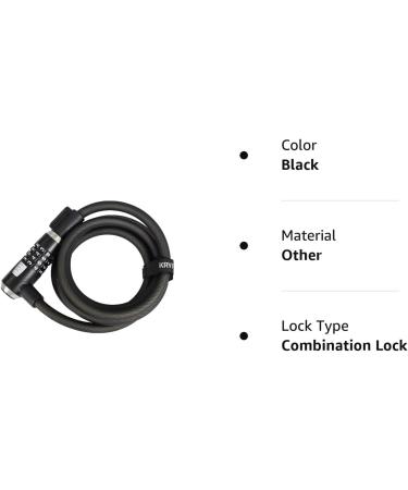 Kryptonite KryptoFlex Key Cable Bicycle Lock 6' Combo - Secure Your Bike with Ease - Buy Online on GoSupps.com