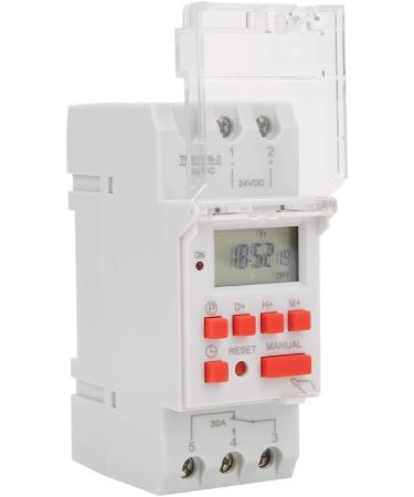 Buy LCD Timer Switch - 30A Programmable Relay DC 24V Weekly/12-24H Control for International Shipping - Buy Online on GoSupps.com