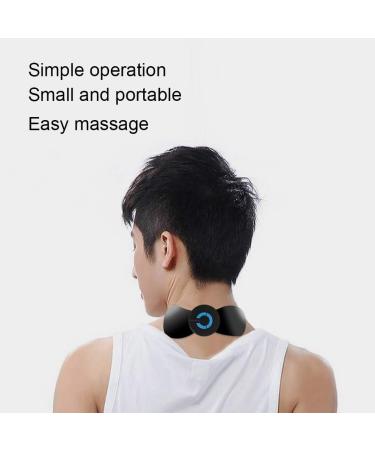 Electrical Neck Massage Device Cervical Massage Pad with EMS Technology 6 Modes & Intensities for Pressure Relief Mini Neck Massager (Battery Not Included) | International Shipping - Buy Online on GoSupps.com