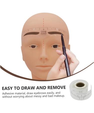Hemoton 1 Roll Disposable Ruler Eyebrow Microblading Ruler Scale White Eyebrow Card Paper Woman - Buy Online on GoSupps.com