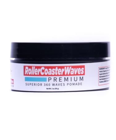 Roller Coaster Waves - Premium Hair Pomade For High Definition Waves + Smooth Texture  2 Ounces
