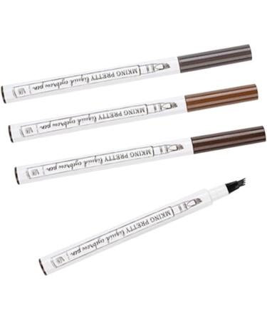 FOMIYES 12 Pcs Waterproof Brow Pencil Waterproof Eyebrow Pen Eyebrow Pencil Tool Miss No Smudge 1 count (Pack of 1) As Shownx3pcs - Buy Online on GoSupps.com