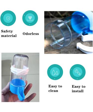 CaiHuaEr 2 PCS Bird Water Feeder Automatic Water Feeder Bird Water Bottles Bird Cage Food Feeder Cage Accessories for Cockatiel Parrots Budgie Lovebirds - Buy Online on GoSupps.com