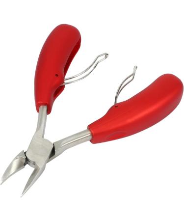 FYOBOT Double Spring Soft Rubber Handle Fingernail&Toenail Cuticle Nipper Trimming Cutter Scissor Plier Nail Clipper Cutter - Buy Online on GoSupps.com