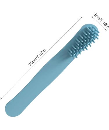 Ruwshuuk Scalp Massage Brush with Long Handle - Soft Silicone Scalp Massager for All Hair Types | Ideal for Men Women & Teens | Blue - Buy Online on GoSupps.com