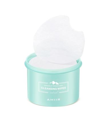 AMIIR 100's Jar Pre-Moistened Face Makeup Remover Wipes Sensitive Skin All-In-One Facial Cleansing Hydrating NO-DRY-OUT Gentle Alcohol-Free, 1 Jar 100 Count (Pack of 1)