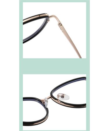 Parwana Oversized Cat Eyes Reading Glasses for Women - Anti Blue Light Anti Glare +350 Presbyopic Black - Buy Online on GoSupps.com