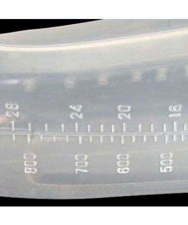 GRISDEPPD Urinal Portable Men's Transparent Plastic Material 1000Ml Capacity - Buy Online on GoSupps.com