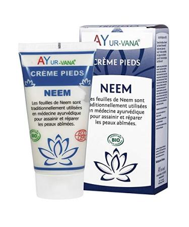 Buy Ayur-vana Neem Organic Foot Cream 75ml - Nourishing & Natural Care for Healthy Feet | International Shipping Available - Buy Online on GoSupps.com