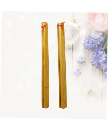 Sewoart Wooden Massage Bars - Back & Neck Pressure Relief Tools for Trigger Point & Reflex Zone Massage - Whole Body Bamboo Therapy - Buy Online on GoSupps.com