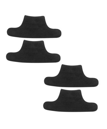 FOMIYES 8 Pairs Pads Back Heel Back High Black Heel Insoles for Cotton Heel Cushions High Heel Pads Womens Pumps Shoe Inserts Feet Pads for Shoes Non-Slip Miss Boots