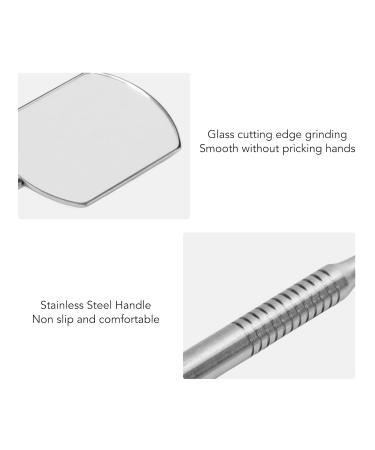 Professional Eyelash Art Tool Set - Stainless Steel Tweezers Mirror & Pickup Sticks for Salons - Silver - Buy Online on GoSupps.com