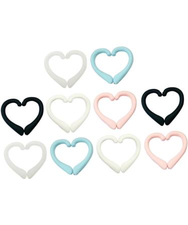 Housoutil 20 Pair Mask Ears Hooks - Silicone Ear Protection Mask Hanging Accessories (3 Colors) - International Shipping Available - Buy Online on GoSupps.com