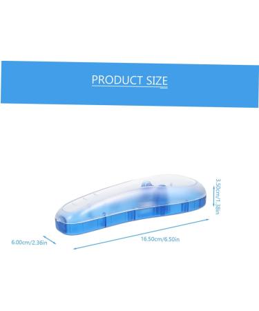 Minkissy Razor Storage Box - 8 Pack Travel Case for Manual Razors | Universal Sleeve & Servant-Based Etui | Blue | 16.5x6cm - Buy Online on GoSupps.com