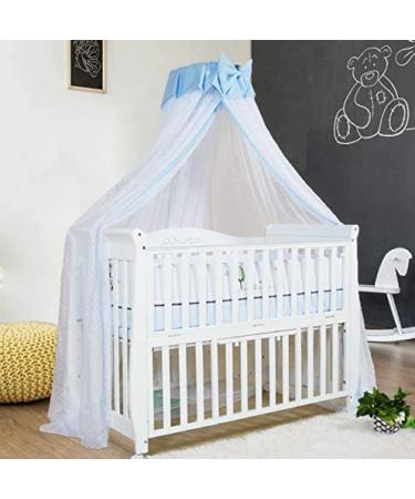 JOYLIFE Baby Toddler Bed Crib Dome Canopy Netting - Blue | Protects Against Insects and Mosquitoes - Buy Online on GoSupps.com