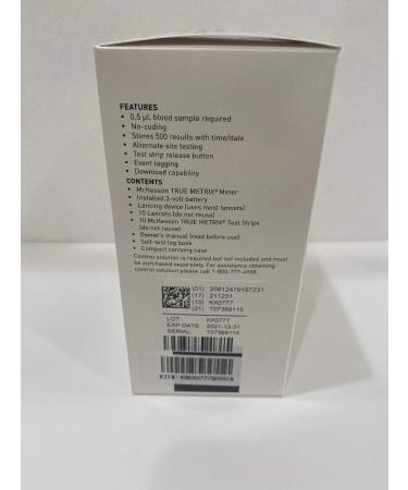 McKesson True Metrix Self Monitoring Blood Glucose System | 06-RE4051-43 - Buy Online on GoSupps.com
