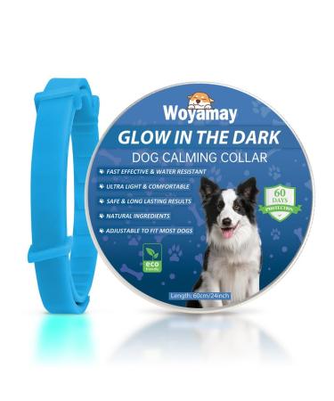 Woyamay calm collar for dogs |Adjustable luminous assembly lord calming collar dog with fear stress |Natural dog collar with pheromones for dogs of all sizes (blue) blue-1 piece - Buy Online on GoSupps.com