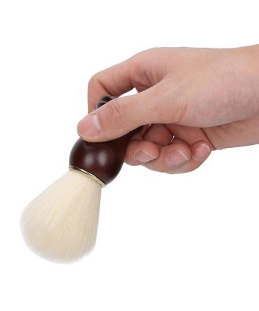 Professional Razor Brush for Men - Soft Synthetic Shaving Brush with Wooden Handle | Perfect for Hairdressers Salons Home & Travel Gifts - Buy Online on GoSupps.com