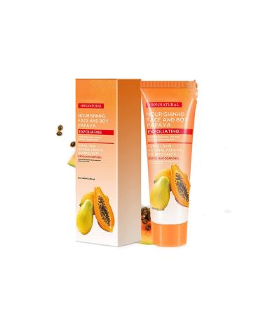 Skinetic Papaye Blanchissant en profondeur Gel exfoliant claircissant l'essence de papaye exfoliant en profondeur pour le visage et le corps avec extrait de papaye (1 pi ce)