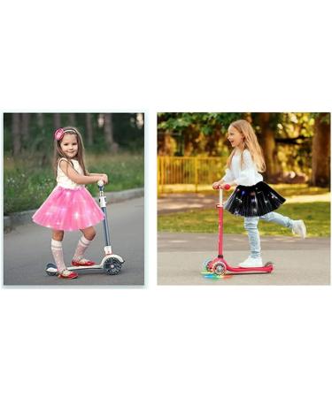 Light Up LED Girl Tutu Skirt - Purple | Ages 2-8 | Fluffy Ballet Costume - Buy Online on GoSupps.com