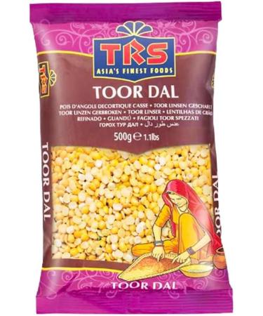 TRS Toor Dall Plain | 500G | Toor dal | High Fibre | High Protein | Natural | Gluten Friendly | Indian Origin (Pack of 2) - Buy Online on GoSupps.com