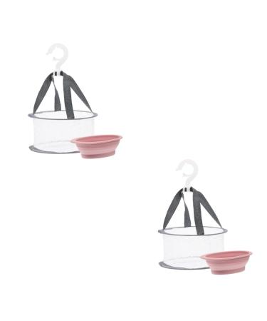 minkissy 2 Sets Makeup Brush Cleaning Makeup Sponge Brush Cleaning Mat Cosmetic Sponges Collapsible Clothing Rack Makeup Puff Drying Collapsible Laundry Drying Rack Fold Fabric
