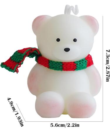 Cute Bear Shaped Scented Candle Set - Aromatherapy Gifts for Women | Soy Wax Decorative Candles for Home & Holiday Decor - Buy Online on GoSupps.com
