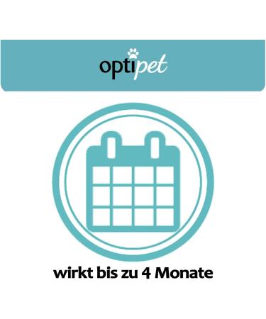 OptiPet 2X Dog Collar - 4 Months Protection Against Ticks Fleas & Mites for Dogs 12 Weeks and Older - Shop Internationally - Buy Online on GoSupps.com