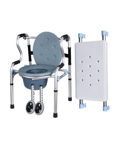 Standing Rehabilitation Walker with A Potty Toilet Walker Pulley with Seat Walking Frame Bath Crutch Interesting 2 Wheels