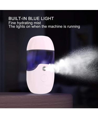 Nano Face Mister Spraying Machine 50ml Capacity Nano Sprayer Portable Handheld Face Moisturizing Spraying Machine(Pink) - Buy Online on GoSupps.com