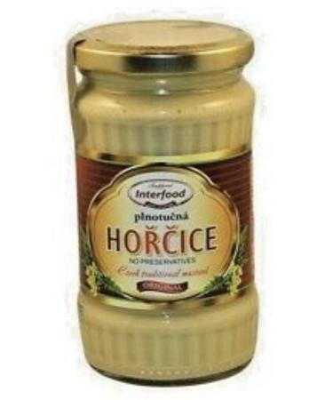 Interfood Horcica 2 Pack Mix - Pelnotuczna Czech Mustard 350g & Kremska Czech Mustard 350g - Buy Online on GoSupps.com