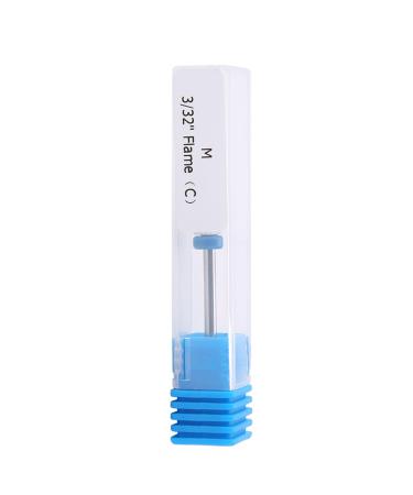 Nail Drill Bits Holder Manicure Tool Comfortable Touch Suitable for Sanding for Home Salon Shop (Corn head M)