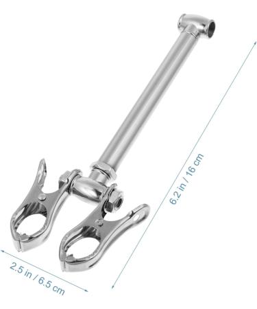 FOMIYES Moxibustion Clip Set for Neck Pain Relief | Moxa Massage Tools | Beauty and Skin Care - 16x6.5cm Silver - Buy Online on GoSupps.com