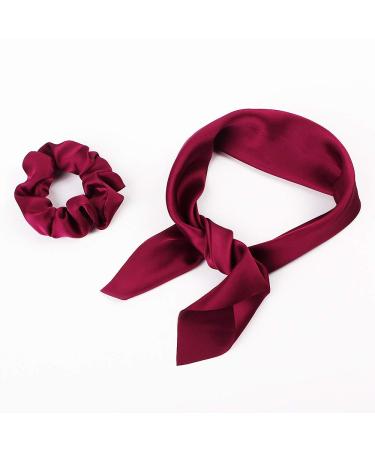 Chiffon Bowknot Hair Ties - Vintage Floral Scarf Ponytail Holders | 12 Pack Hair Accessories for Women - Buy Online on GoSupps.com