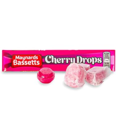 Cherry Drops Sweets Roll 45g - Smooth and Fruity Cherry Flavoured hard boiled sweets (10 packs) with VIMIX Gift Box - Buy Online on GoSupps.com